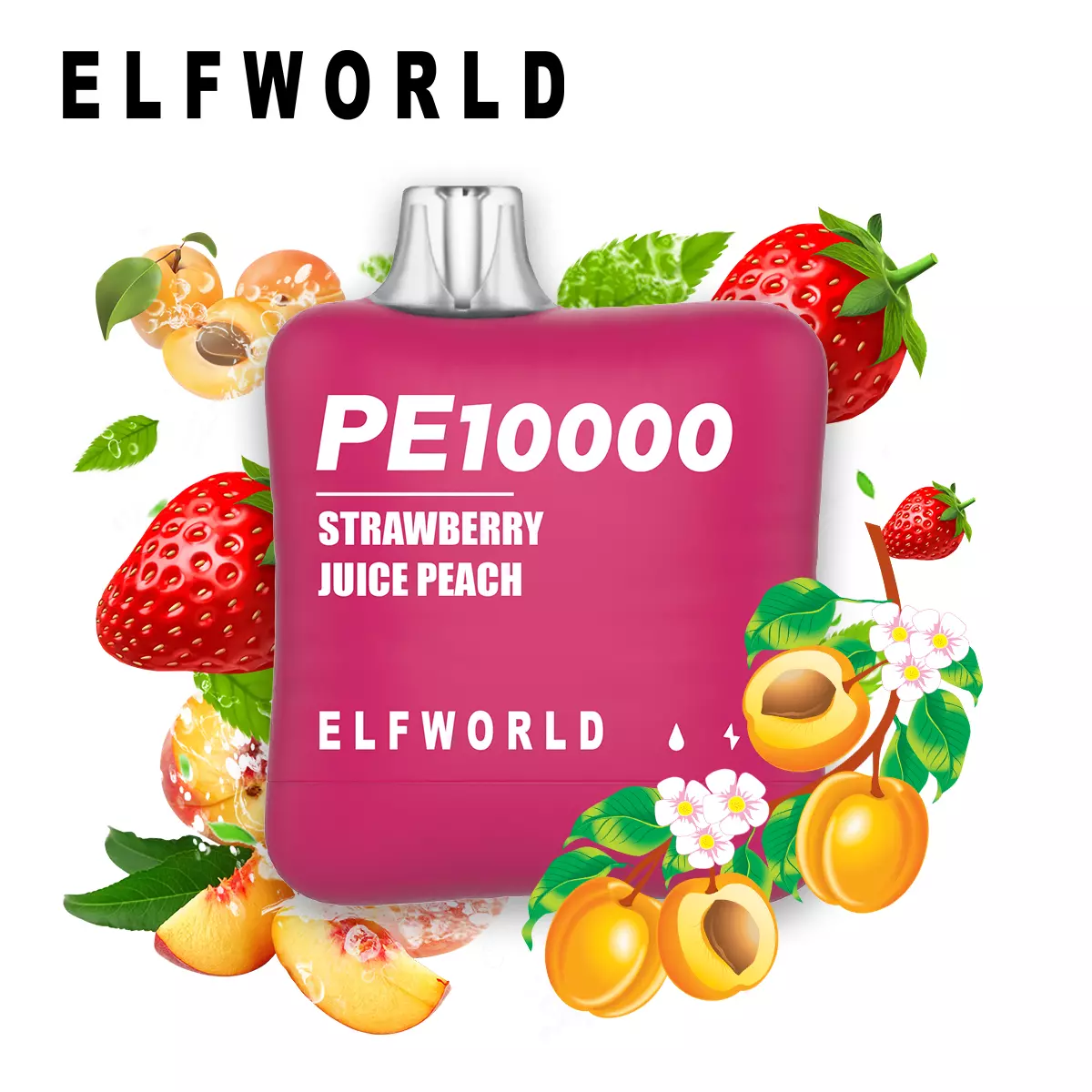 Elf World PE 10000 StrawberryJuicePeach