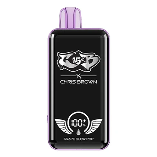 Chris Brown 15K Grape Blow Pop