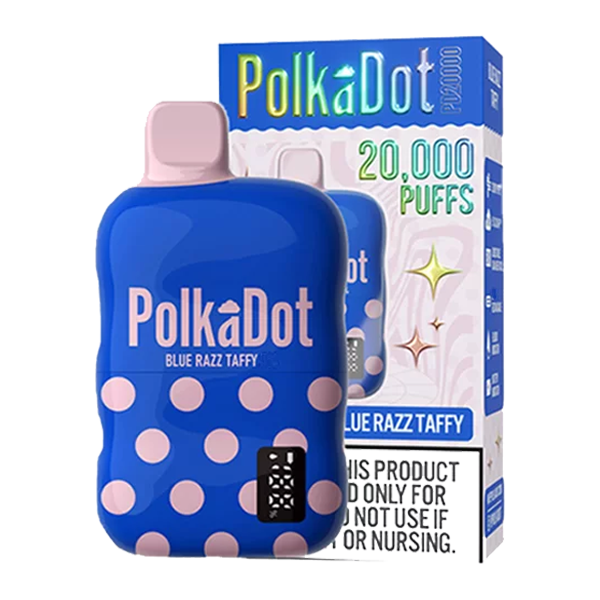 Polka Dot Blue Razz Taffy