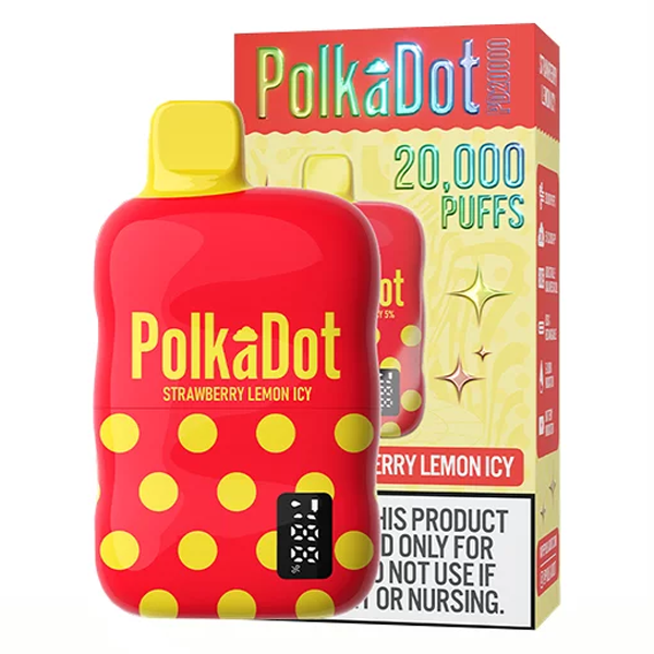 Polka Dot Strawberry Lemon Icy