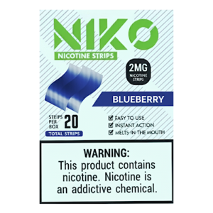 Niko Strips 2mg Blueberry